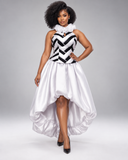The "Ebiere" High-Low Dress
