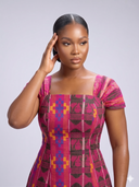 The Chiazam Midi Dress