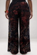 Fatima Peplum Trouser Set — Midnight Mosaic