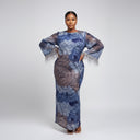 The Oyoma Boubou Gown (Ocean Blue Edition)