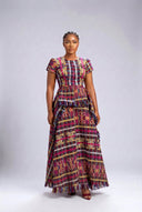 The Adunni Peplum Maxi Dress