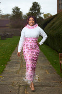 Tolulope Fitted Lace Dress - Turquoise
