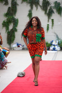 Adebimpe Short Sleeve Shirt and Matching Knicker Shorts
