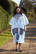 Arike Patched Boubou - White