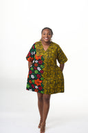 Foluke mixed print