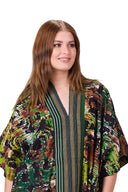 Elena Adire Kaftan Maxi Dress - multicoloured