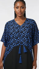 Lape Tasselled Two-Tone Kaftan