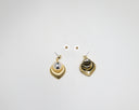 Trendy two-tone Leaf Earrings