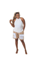 Adun Pocket Shorts – Sand & White