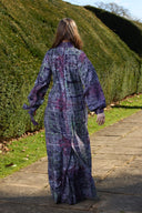 Arinola Beaded Boubou - White/purple