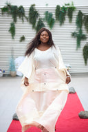 Adesewa - Cream top/ Orange pant