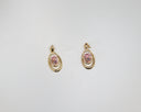 Trendy Crystal Pink Earrings