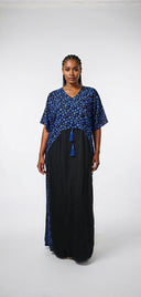 Lape Tasselled Two-Tone Kaftan