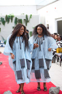 Arike Patched Boubou - White