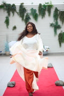 Adesewa - Cream top/ Orange pant