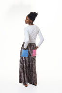 Abike Palazzo Pants In Earthy Adire Design