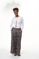 Taye stripped trousers