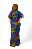 Susana Adire Kaftan Maxi Dress - Multi-coloured
