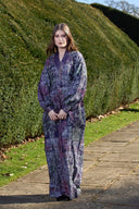 Arinola Beaded Boubou - White/purple