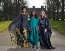 Ololade Flower Themed Boubou - Black (Only By Order)