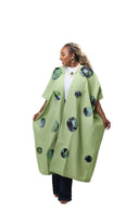 Eniola Batik  long jacket – Mint Green