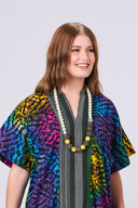 Susana Adire Kaftan Maxi Dress - Multi-coloured