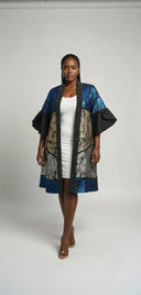 Ìfẹ́ayọ̀ Metallic Kimono Jacket