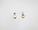 Trendy Gold Silver Drop Earrings