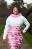 Tolulope Fitted Lace Dress - Turquoise