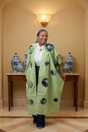 Eniola Batik  long jacket – Mint Green