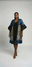 Ìfẹ́ayọ̀ Metallic Kimono Jacket