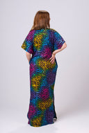 Susana Adire Kaftan Maxi Dress - Multi-coloured