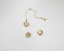 Cats Eye Leaf Necklace set