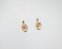 Trendy Crystal Pink Earrings