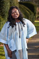 Arike Patched Boubou - White