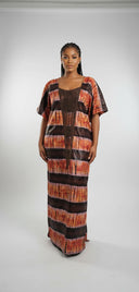 Omowunmi Adire Chain-Bodice Maxi